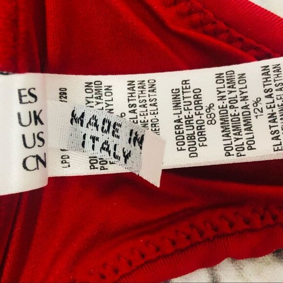 La Perla Vibrant Red Bikini Top - Picture 9 of 10